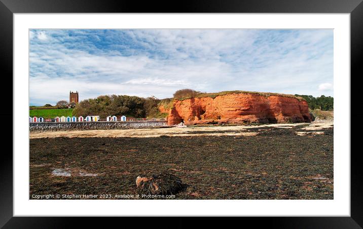 Hollicombe Head Framed Mounted Print by Stephen Hamer