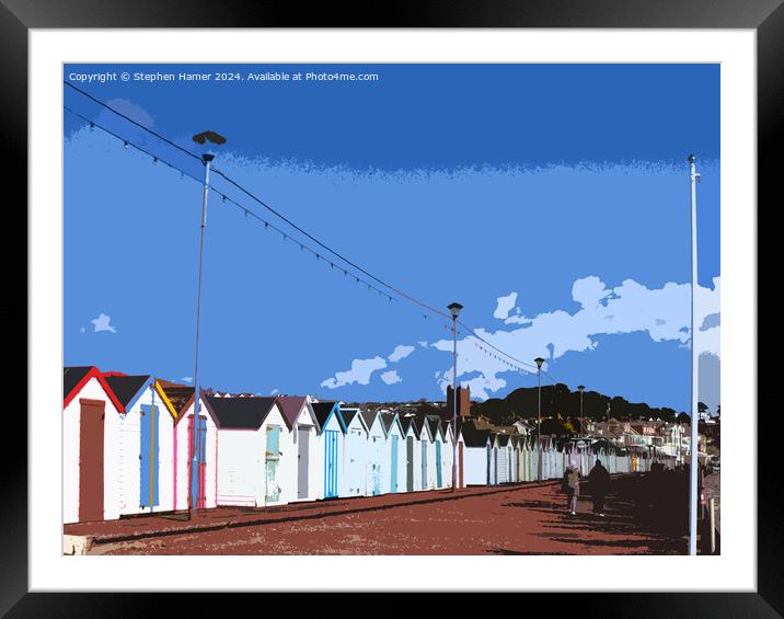 The Promenade  Framed Mounted Print by Stephen Hamer