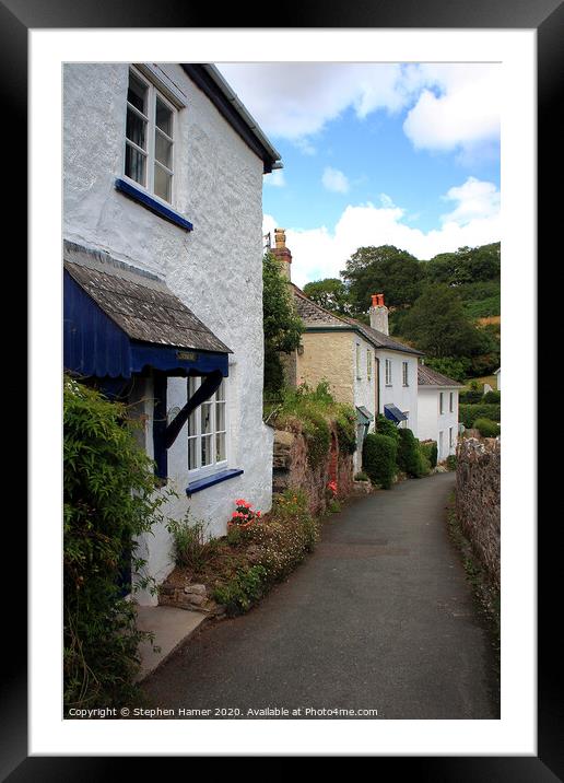 Charming ChocolateBox Cottages Framed Mounted Print by Stephen Hamer