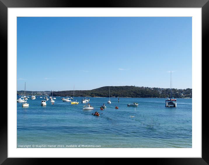 Manly Sydney Framed Mounted Print by Stephen Hamer