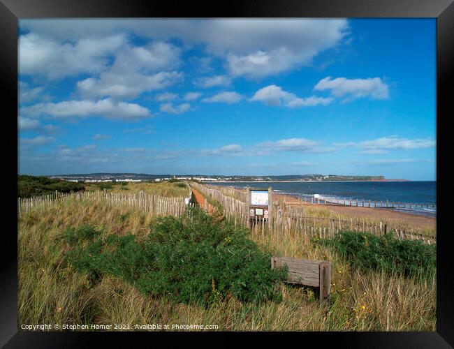 Dawlish Warren Framed Print by Stephen Hamer