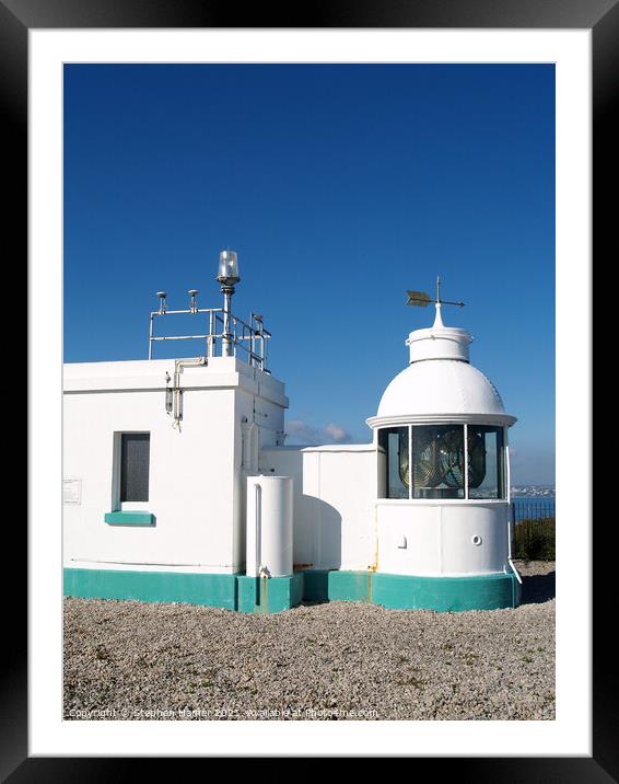 Berry Head Lighthouse Framed Mounted Print by Stephen Hamer