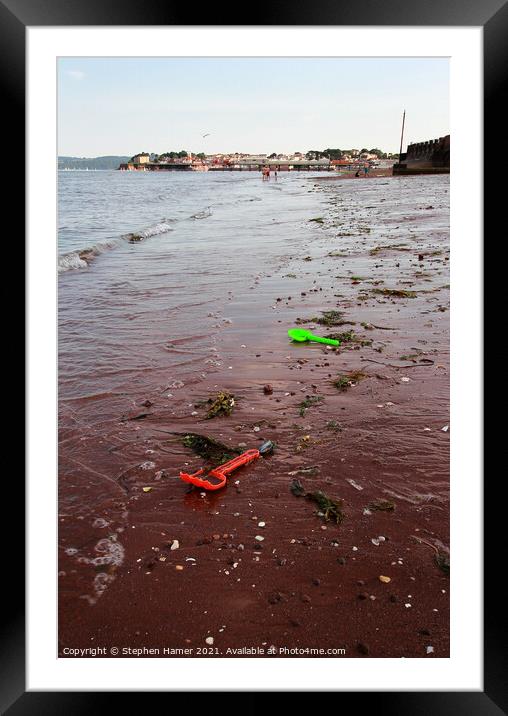 After a day on the Beach Framed Mounted Print by Stephen Hamer