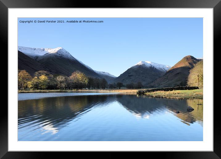 Brothers Water, Lake District, Cumbria, UK Framed Mounted Print by David Forster