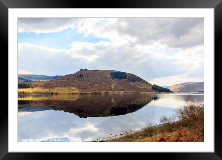 St Marys Loch in the Scottish borders Framed Mounted Print by Richard Long