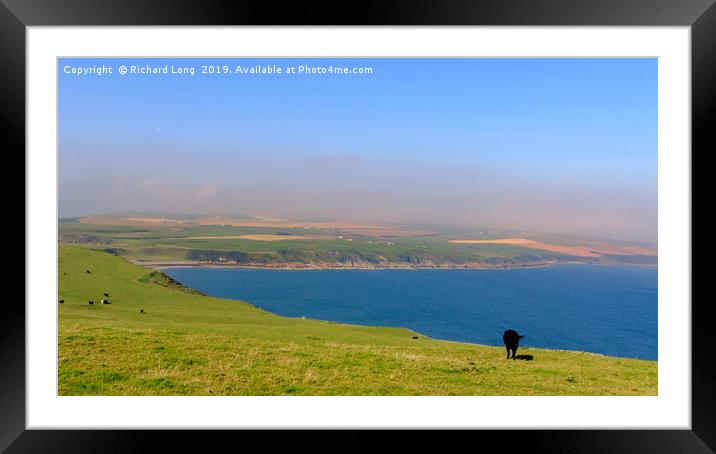  Luce Bay, Wigtownshire  Framed Mounted Print by Richard Long