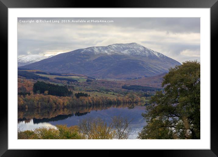 Schiehallion mountain Framed Mounted Print by Richard Long