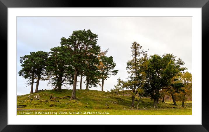 Craigh Na Dun Framed Mounted Print by Richard Long