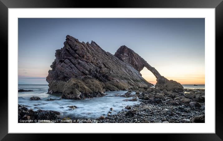 Bow Fiddle Rock Framed Mounted Print by Phil Reay