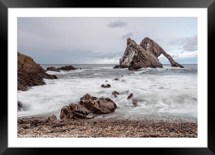 Long exposure of Bow Fiddle Rock Framed Mounted Print by Phil Reay