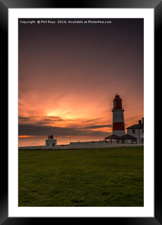 Souter sunrise Framed Mounted Print by Phil Reay