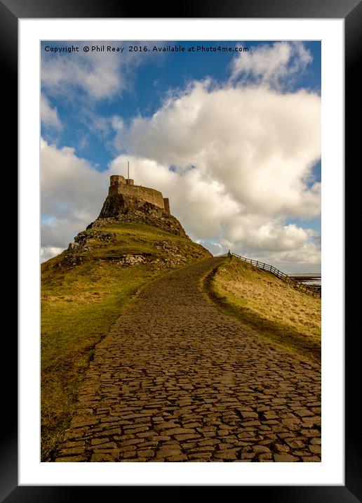Lindisfarne Castle Framed Mounted Print by Phil Reay