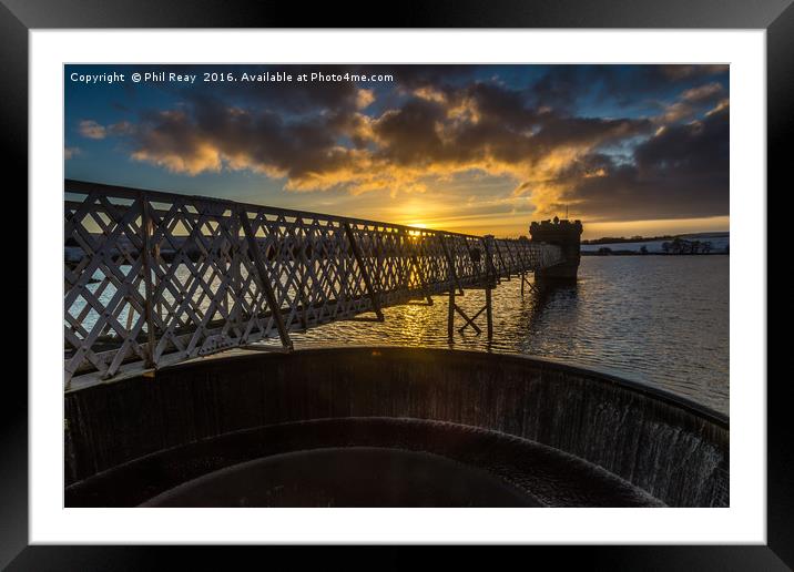 Sunset at Fontburn Framed Mounted Print by Phil Reay