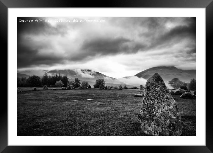 Castlerigg Stone Circle Framed Mounted Print by Phil Reay