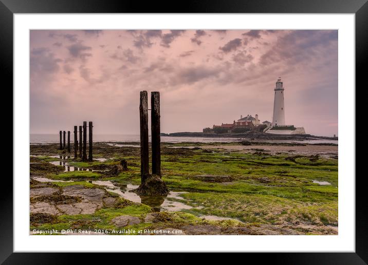 The tide`s out! Framed Mounted Print by Phil Reay