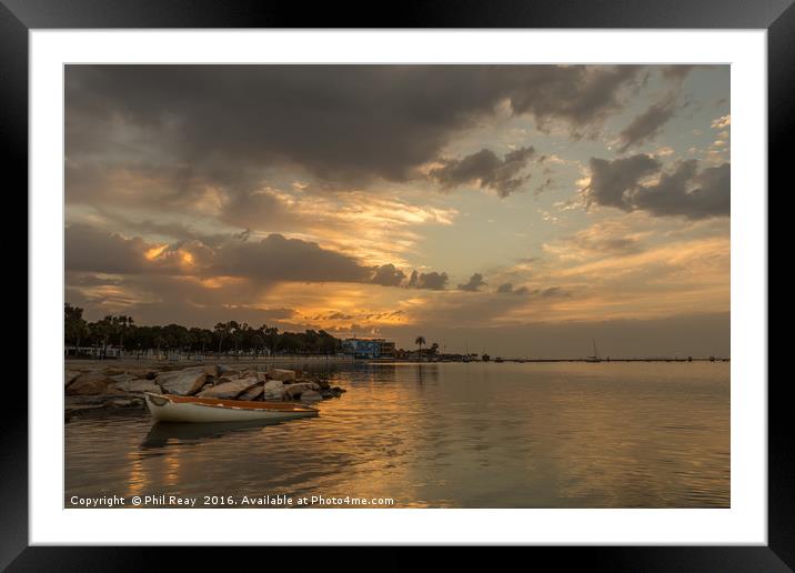 Another day dawns... Framed Mounted Print by Phil Reay