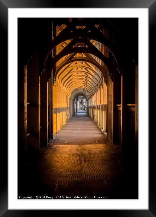 High Level bridge Framed Mounted Print by Phil Reay