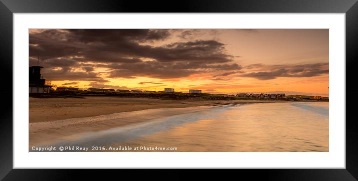 Blyth beach, Northumberland Framed Mounted Print by Phil Reay