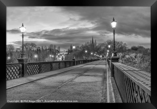 Armstrong Bridge, Newcastle upon Tyne Framed Print by Phil Reay