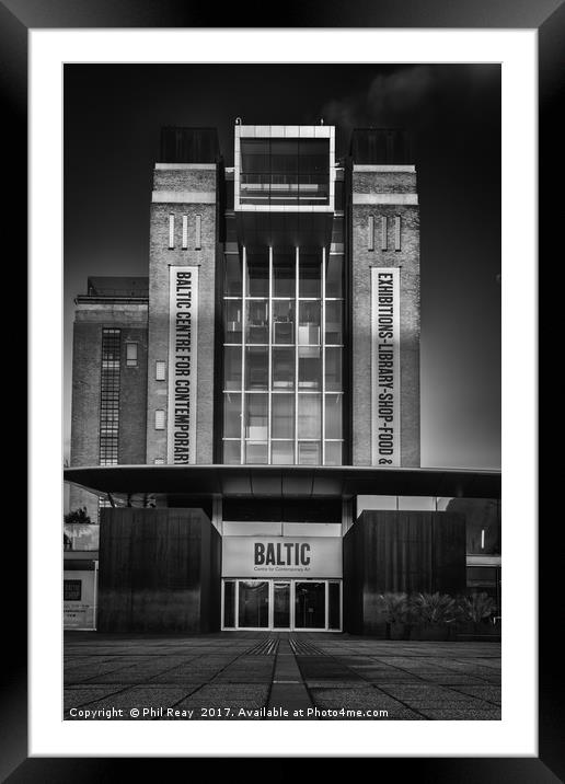 The Baltic Centre Framed Mounted Print by Phil Reay