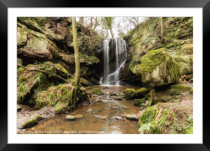 Roughting Linn, Northumberland Framed Mounted Print by Phil Reay