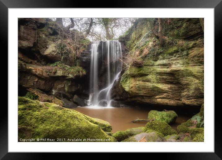Roughting Linn, Northumberland Framed Mounted Print by Phil Reay