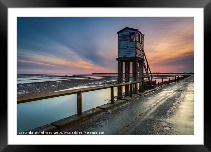 The refuge hut at sunrise Framed Mounted Print by Phil Reay