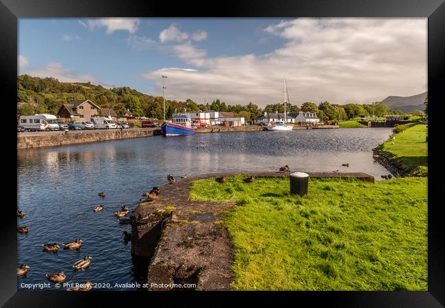 Corpach sea loch Framed Print by Phil Reay