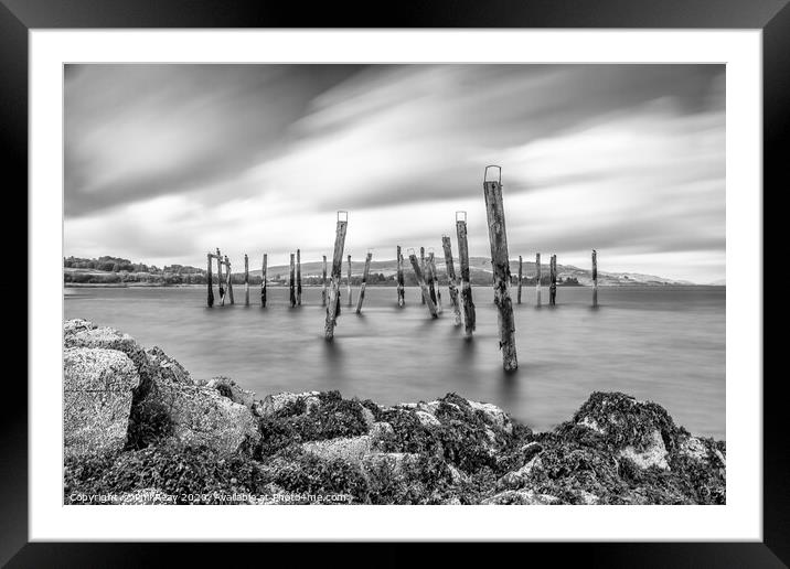 Salen old pier Framed Mounted Print by Phil Reay