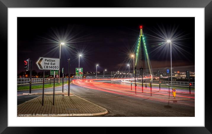 Northern Spire, Sunderland Framed Mounted Print by Phil Reay