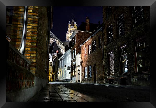 The Belfry Bruges Framed Print by David Schofield