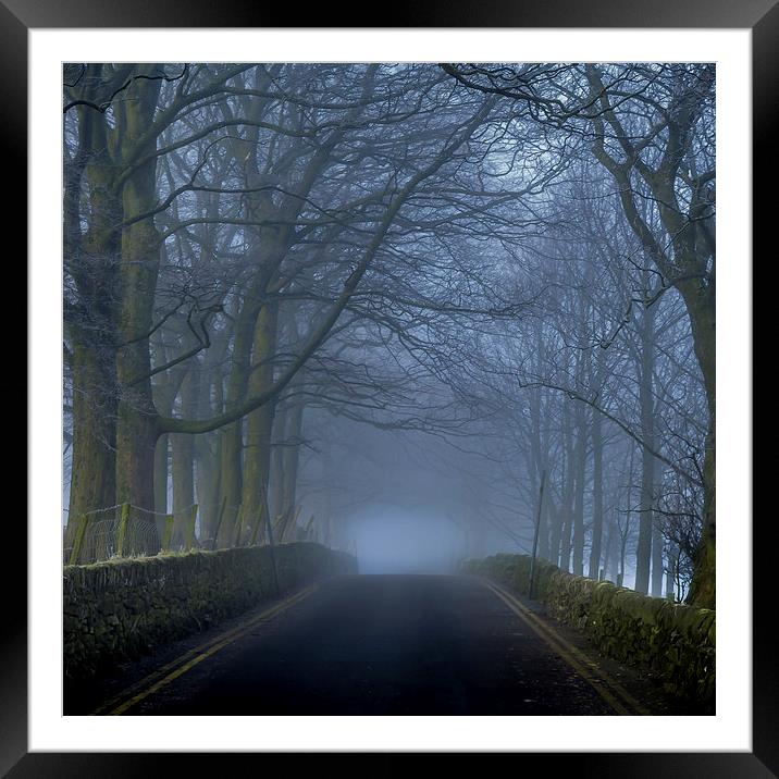  Misty Morning Framed Mounted Print by David Schofield