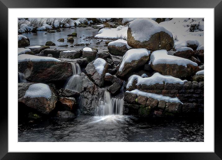  Greenfield Brook, Dove Stone Framed Mounted Print by David Schofield