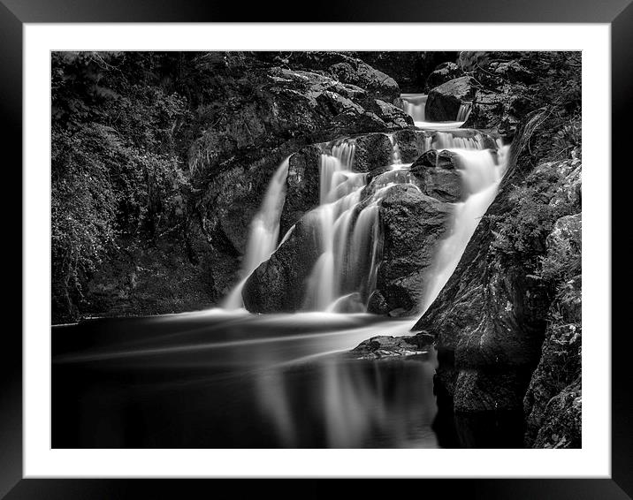  Beezley Falls, Ingleton Framed Mounted Print by David Schofield