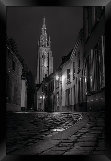 The Church of our Lady, Bruges Framed Print by David Schofield