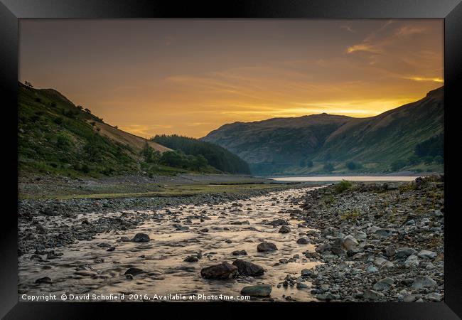 Haweswater Reservoir Framed Print by David Schofield