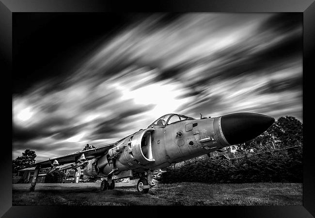  Harrier Jump Jet Framed Print by Robert Bradshaw