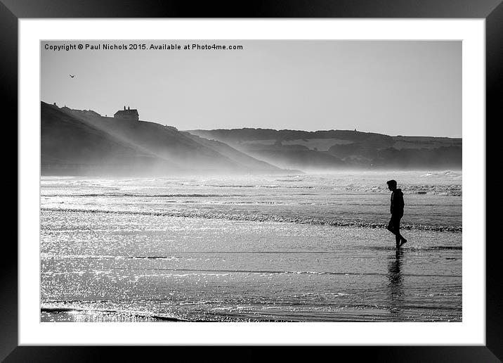 Whitby Mist Framed Mounted Print by Paul Nichols
