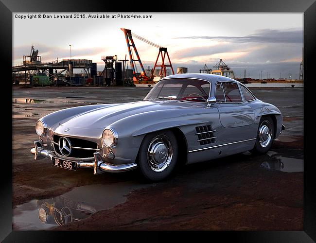 Gullwing Dreaming Framed Print by Dan Lennard