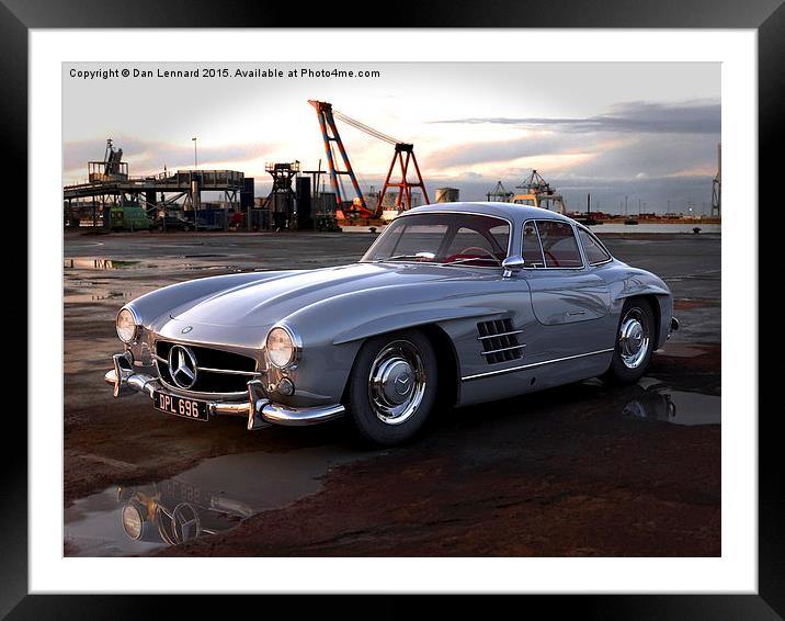 Gullwing Dreaming Framed Mounted Print by Dan Lennard