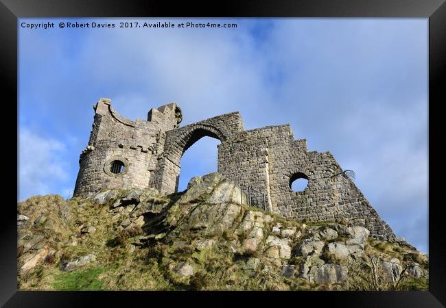 Mow Cop Castle Staffordshire Framed Print by Robert Davies