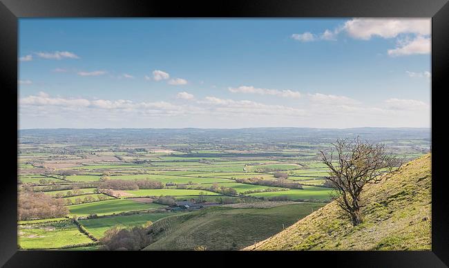  View from The South Downs Framed Print by Colin Evans
