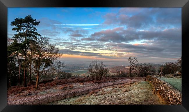  View from St martha's Hill Framed Print by Colin Evans