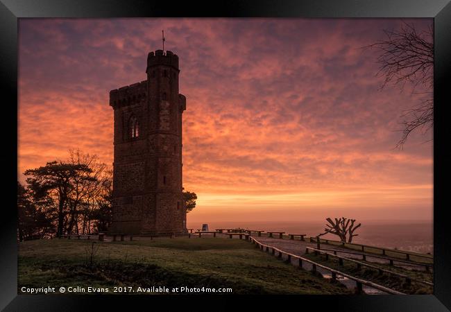Leith Hill Tower Framed Print by Colin Evans
