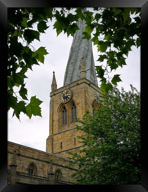 The Crooked Spire  Framed Print by Michael South Photography