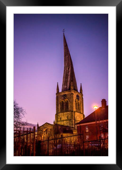 The Crooked Spire Framed Mounted Print by Michael South Photography