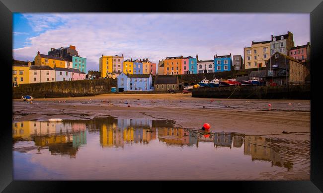 Tenby Harbour  Framed Print by Michael South Photography