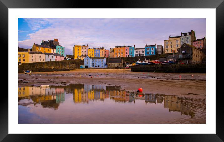 Tenby Harbour  Framed Mounted Print by Michael South Photography