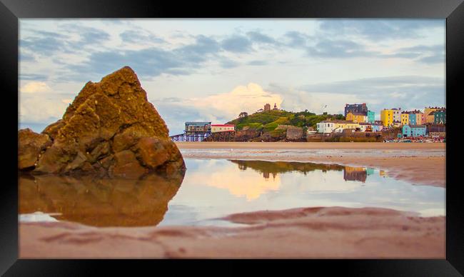 Tenby, Pembrokeshire.  Framed Print by Michael South Photography
