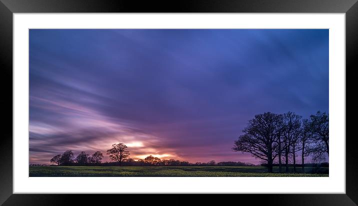  Silky smooth sunset Framed Mounted Print by Gary Schulze